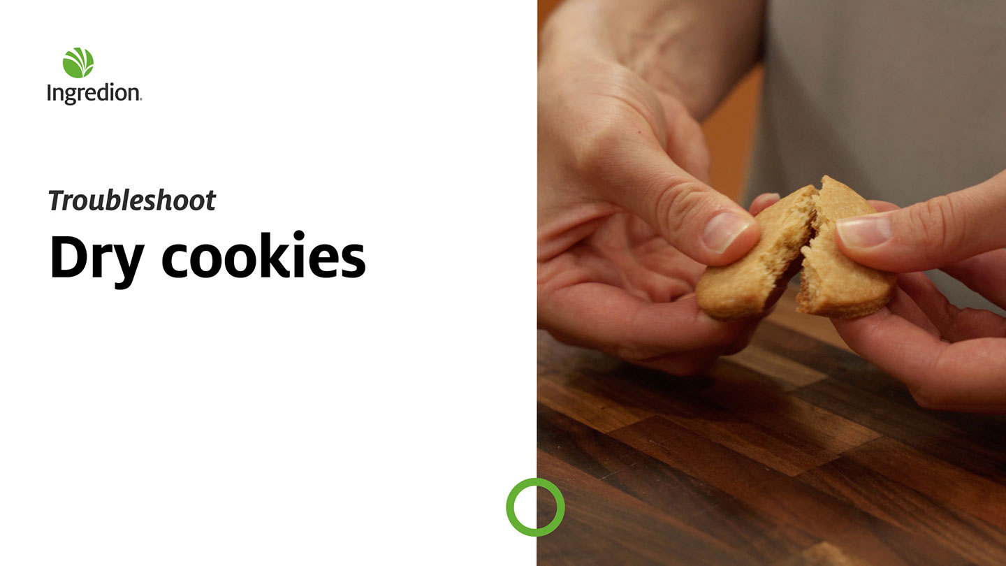 Troubleshoot dry cookies